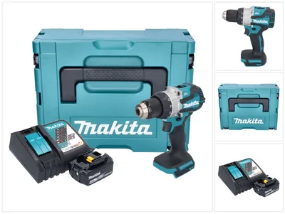 Obrázok produktu pre Akumulátorový vŕtací skrutkovač Makita DDF 489 RM1J 18 V 73 Nm + 1x akumulátor 4,0 Ah + nabíjačka + Makpac