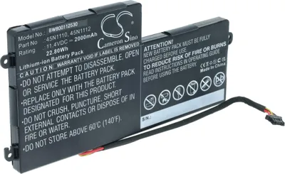 Produktbild von vhbw Akku kompatibel mit Lenovo ThinkPad T460, X250, X240 Touch, T440, T450s, A275, X240s, X260, T450, K2450 Notebook (2000 mAh, 11,4 V, Li-Ion)