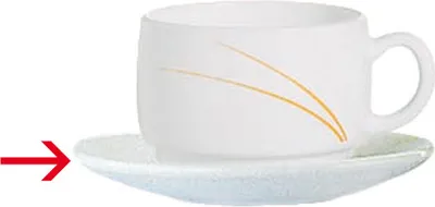 Produktbild von 6x Kaffeeuntertasse 14 cm Speiseteller, Tafelservice