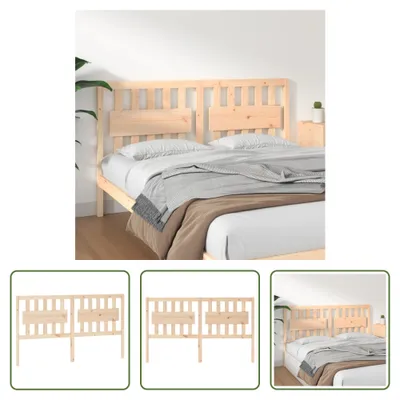 Produktbild von The Living Store Bett-Kopfteil 165,5x4x100 cm Massivholz Kiefer