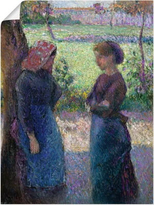 Produktbild von ARTland Poster Die Unterhaltung. Um 1892 Größe: 90x120 cm