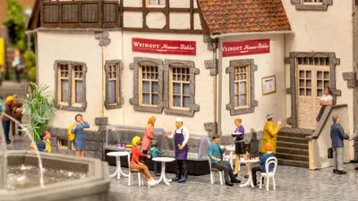 Image de NOCH 16245 Figurines sur le thème du café