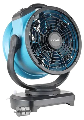 Imagen del producto de Ventilador de nebulización, alta circulación de aire, diseño portátil, color azul