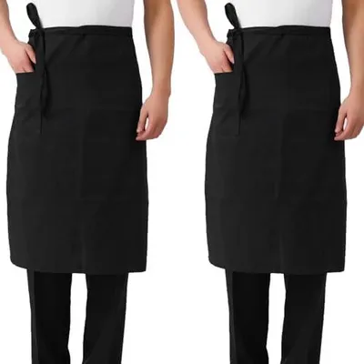 Produktbild von 2 Stück Taillenschürzen mit Taschen für Gastronomie