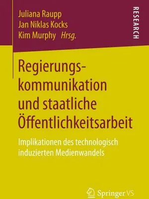Obrázek produktu pro Regierungskommunikation und staatliche Öffentlichkeitsarbeit