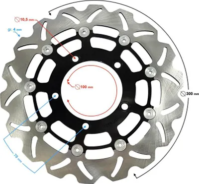 Produktbild von BLADE R Bremsscheibe vorne