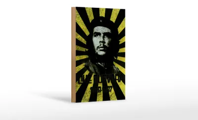 Produktbild von Holzschild Retro 12x18cm Che Guevara 1928-1967 Kuba