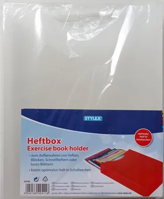 Produktbild von Stylex 40511 Heftbox, DIN A4, farbig, oben offen