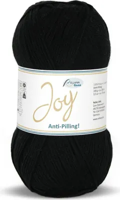Produktbild von Rellana Joy,100g/250m 100% Polyacryl antipilling weich und pflegeleicht schwarz (2)