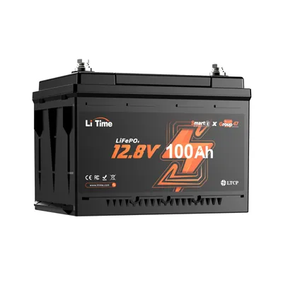 Produktbild von 12V 100Ah LiFePO4 Batterie LiTime H168 DIN H5 mit Bluetooth