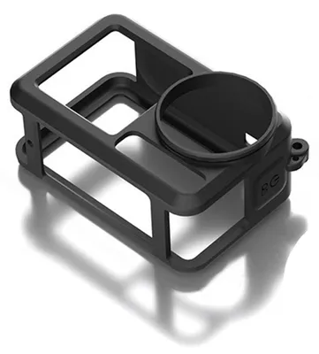 Obrázek produktu pro Pro kameru DJI Action 5 Pro / 4 / 3 Silikonový ochranný kryt s ochranou objektivu Black