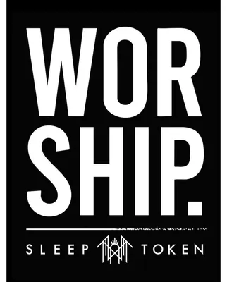 Produktbild von Sleep Token - "Worship" Decke, Langfaseriges Vlies RO15643 (Doppelbett) (Bunt)