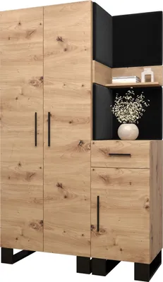 Produktbild von Garderobe ARTIN Set 6 mit gepolsterten Paneelen Industrial Design