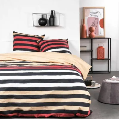 Immagine prodotto di Set di biancheria da letto Today, cotone, 240x220cm, 2 federe 63x63cm, multicolore