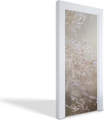 Produktbild von Türaufkleber Innentüren Selbstklebende Kreativ Wandsticker - Winterzweige - 75 x 205 cm