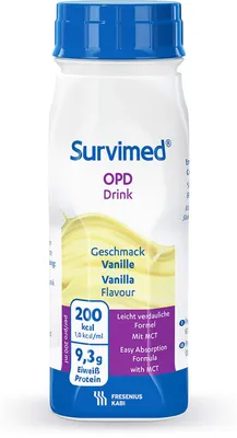 Productafbeelding van Survimed OPD drank, vanillesmaak, drinkfles, 4 x 200 ml, FLU