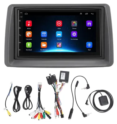 Image de Voiture stéréo 7in écran tactile WiFi GPS Navigation sans fil CarPlay pour Android 12 remplacement Fiat Panda 2003 à 2012 1G RAM+16G ROM+CARPLAY