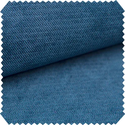 Produktbild von novely® ORMONT - Samtiger Chenille-Stoff - Robuster Möbelstoff - Polsterstoff in 18 Farben - Pflegeleichte Meterware 1lfm - Farbe: 15 Azurblau