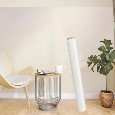 Produktbild von Gurlideo 2 Stück Mattes Elektrostatische Wandschutzfolie 40CM x 1000CM Küche Spritzschutz Wand Abwaschbar Schutzfolie für Wände Möbel Büro