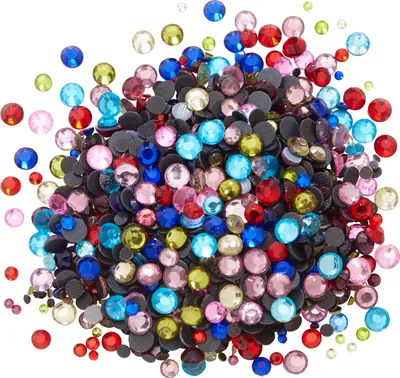 Produktbild von Strass-Steine, 1400 Stück Multi-Color