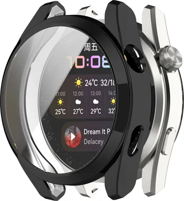 Produktbild von Strap-it Huawei Watch 3 TPU-Hülle (Schwarz)
