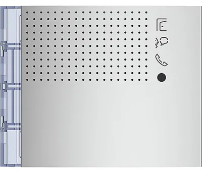 Metall-Frontaudiomodul für Türsprechanlage, Alu, 1 St.