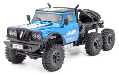Imagen del producto de HobbyTech 1.CRX18-6WD-FC-BL, Camión pesado, escala 1:18, recomendado para mayores de 14 años, batería de 600 mAh