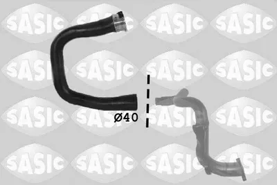Produktbild von SASIC 3336104 Turbo Ladeluftschlauch für OPEL Corsa D Schrägheck (S07)