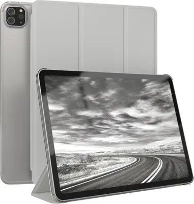 Produktbild von EAZY CASE Smartcase für Apple iPad Pro 11" (2018/2020/2021/2022) Tabletcase Bookcover Smart Flipcase magnetisch Grau