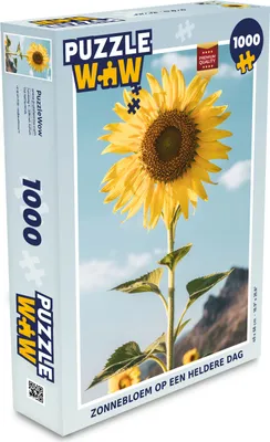 Obrázok produktu pre MuchoWow® Puzzle 1000 ks Kvety - Slnečnica - Vonku