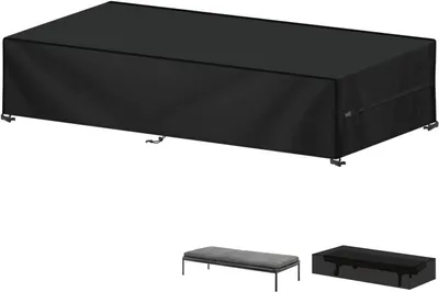 Produktbild von Ligstuhl-Abdeckung wasserdicht, 420D Oxford, 218x77x55 cm, für Gartenmöbel