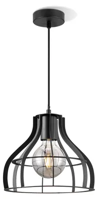 Produktbild von Home Sweet Home Hängelampe Blank - Zwart - 25x25x127cm