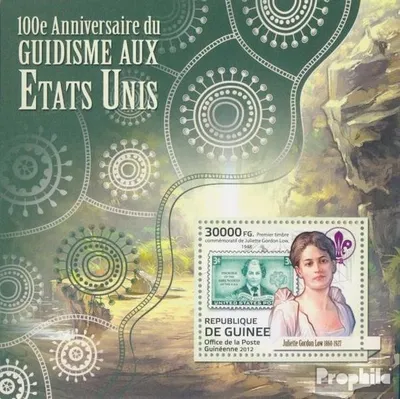Produktbild von Briefmarken Guinea 2012 Mi Block 2094 (kompl. Ausgabe) postfrisch Pfadfinder in den USA