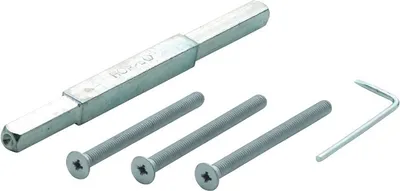 Produktbild von Befestigungsset Türd.77-82mm Schrauben-L.M6x90 verz. VK10mm Stift-L.160mm Hoppe®