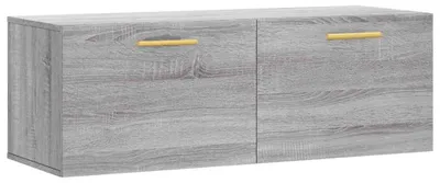 Obrázek produktu pro vidaXL Nástěnná skříňka Grey Sonoma 100x36,5x35 cm výrobek ze dřeva