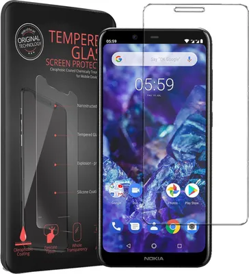 Produktbild von 2x Panzerglas für Nokia 5.1 Glas Folie Displayschutz Schutzfolie