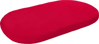 Produktbild von Erwin Müller Baby-Spannbettlaken Erding" rot 40x70 cm oval"