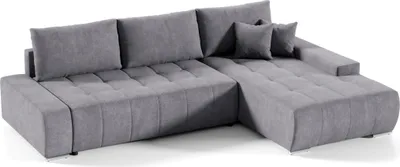 Produktbild von Intenso Ecksofa mit Schlaffunktion Velutti L, Grau, Rechts
