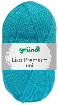 Produktbild von Wolle Lisa, 50g, 133m Aqua