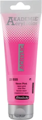 Produktbild von Schmincke 120ml AKADEMIE Acryl color Neon Pink Acryl 23 855 012