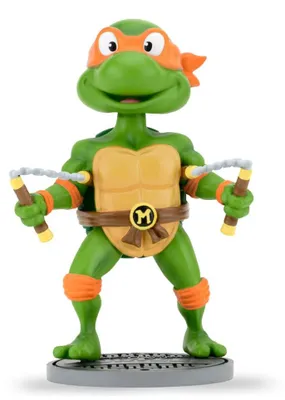 Produktbild von NECA - Teenage Mutant Ninja Turtles – Head Knocker – Michelangelo
