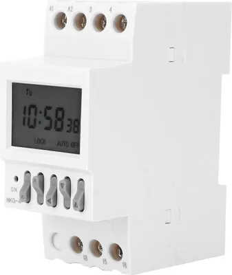 Zdjęcie produktu dla NKG-4 Programowalny wyłącznik czasowy na szynę DIN AC220V 3A