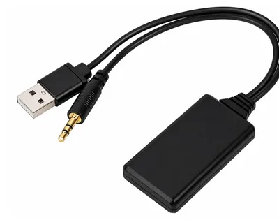 Bluetooth 5.0 AUX Audio Adapter Kabel, USB + 3,5 mm
