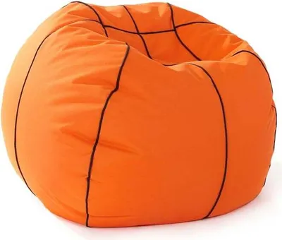 Immagine prodotto di Pouf Lumaland Luxury Basketball - Cuscino di alta qualità della linea Comfortline - piccolo