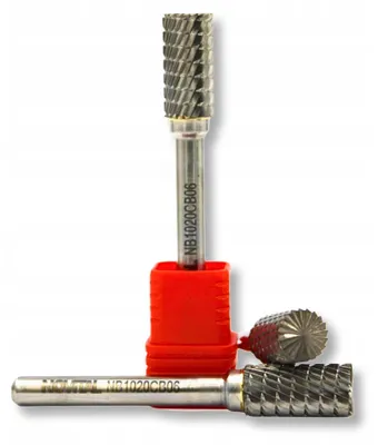 Produktbild von Novital DB0820X06 Rotationsfeile Zylinder mit Stirnschneiden