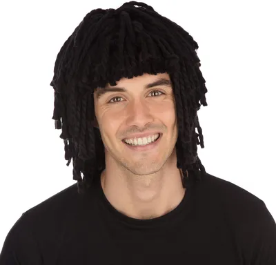 Produktbild von Bristol Novelty - Perücke für Herren/Damen Uni BN904 (Einheitsgröße) (Schwarz)