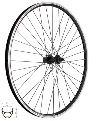 Produktbild von Hinterrad 28/29" FORCE CLASSIC 622x19 "V" FHTX500 36sh