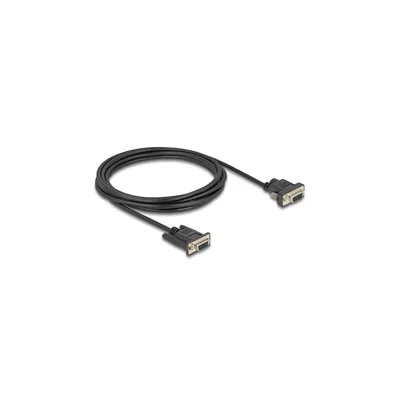 Obrázok produktu pre DeLOCK 88239, Čierna, 3 m, RS-232, DB-9, Samica, Samica