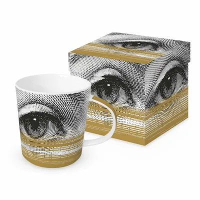 Immagine prodotto di PPD Golden Eye Trend Mug, in Geschenkbox, Henkelbecher, Kaffeebecher, Becher, Tasse, New Bone China, 400 ml, 160301347
