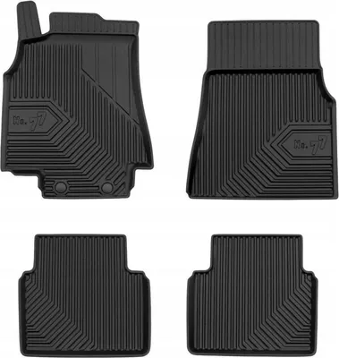 Imagen del producto de Alfombrillas de goma para Mercedes-Benz  (W245), modelo 2005-2011, juego de 77 piezas